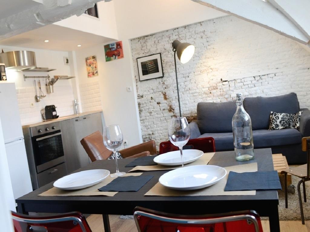 Souvenirs Vieux Lille Apartment 2 Chambres 24H24H Access Номер фото